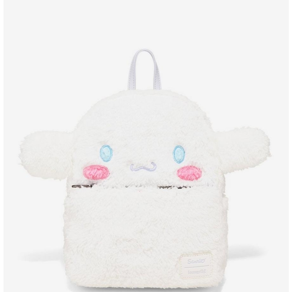 loungefly Cinnamoroll Fuzzy Mini Backpack